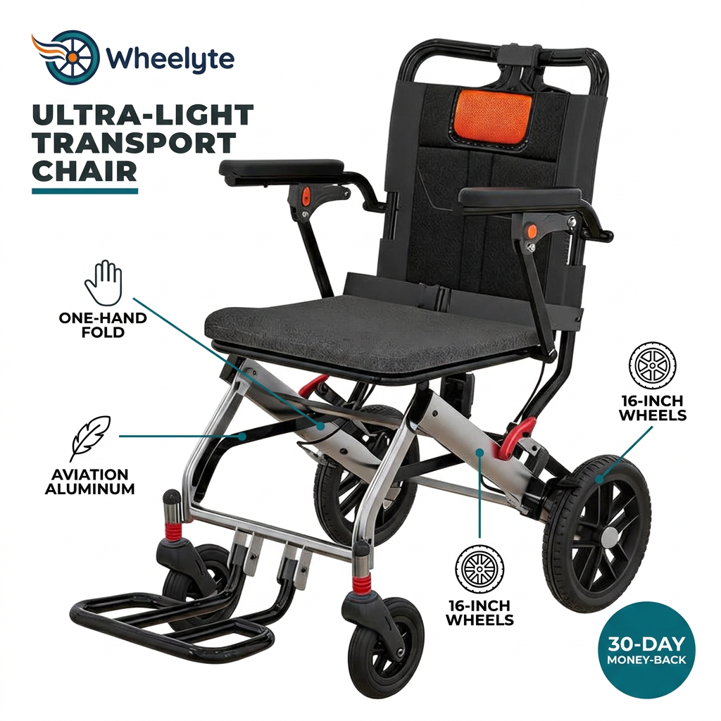 Wheelyte - Portable Light Wheelchair